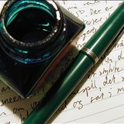 Picture Of Fountain Pen And Ink Bottle