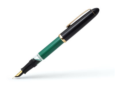 Picture Of Green Fountain Pen